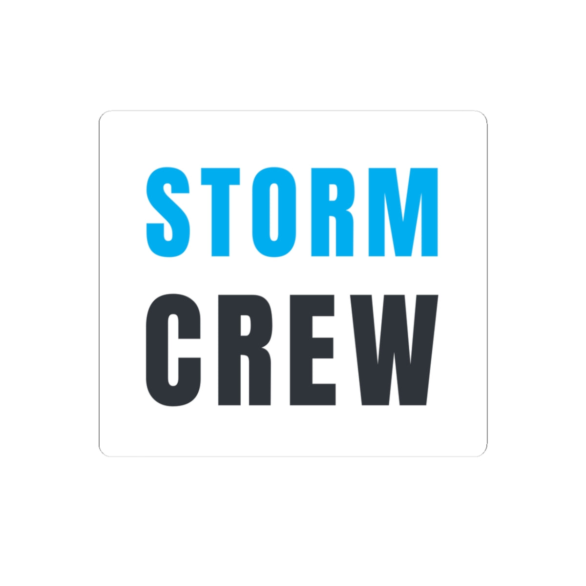Storm Crew Kiss-Cut Sticker 3x3