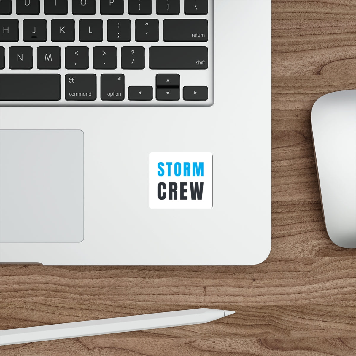 Storm Crew Die-Cut Sticker — Water-Resistant Lineman Decal