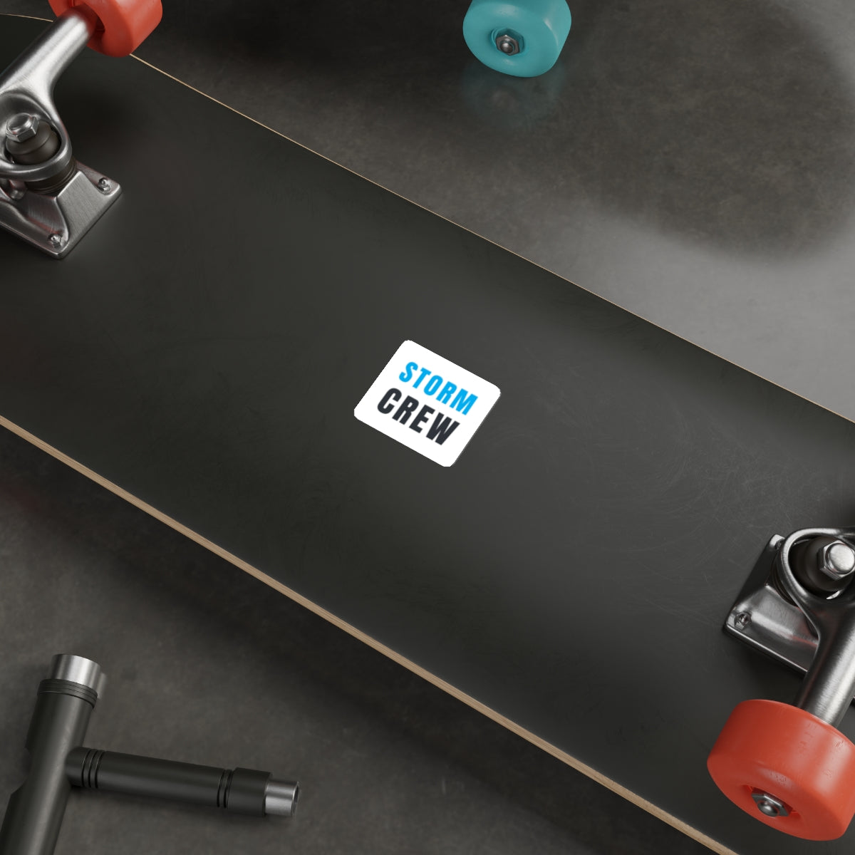 Storm Crew Die-Cut Sticker — Water-Resistant Lineman Decal