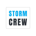 Storm Crew Die-Cut Sticker — Water-Resistant Lineman Decal